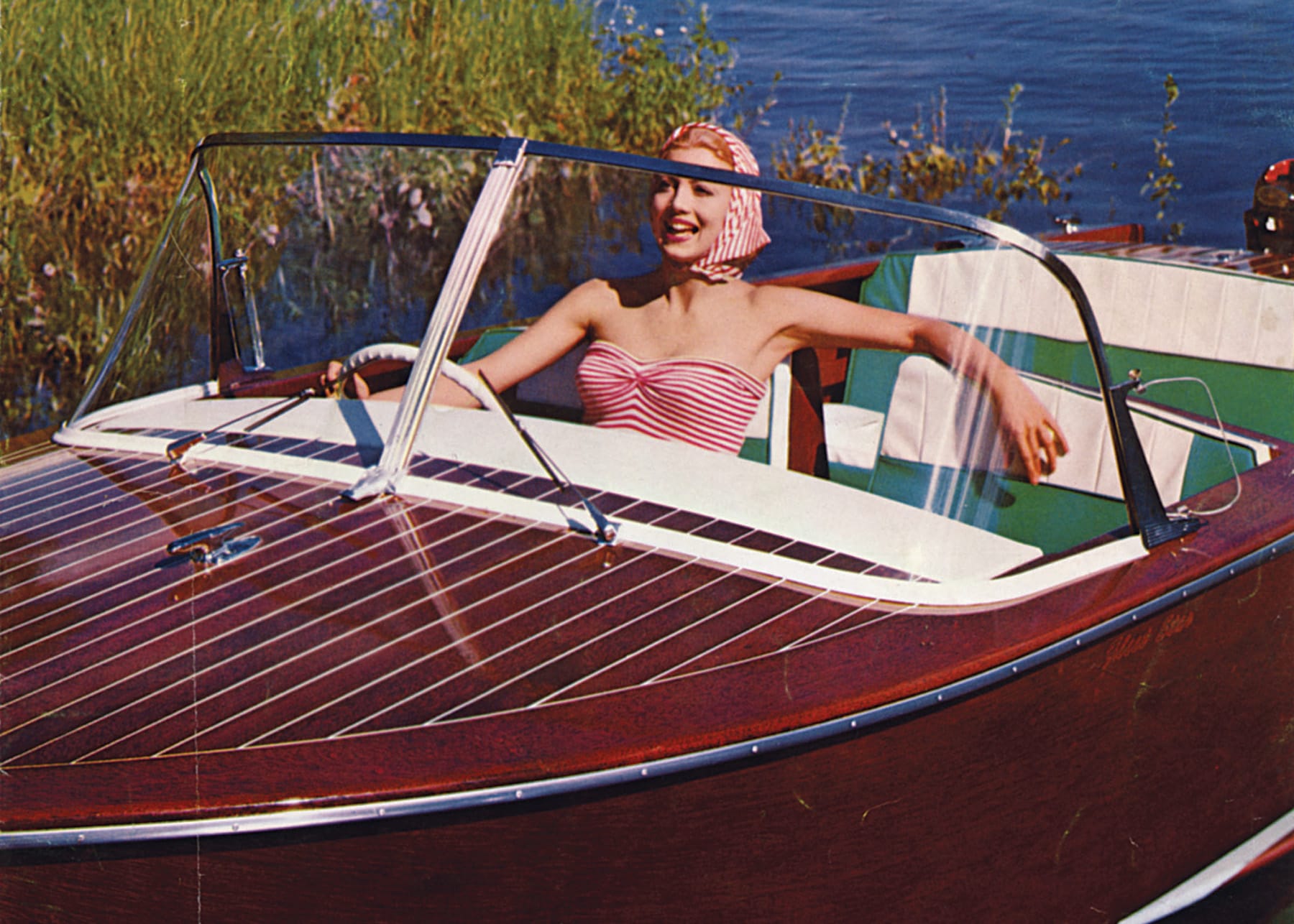 Taylor Made First Safety Glass Boat Windshield 1946